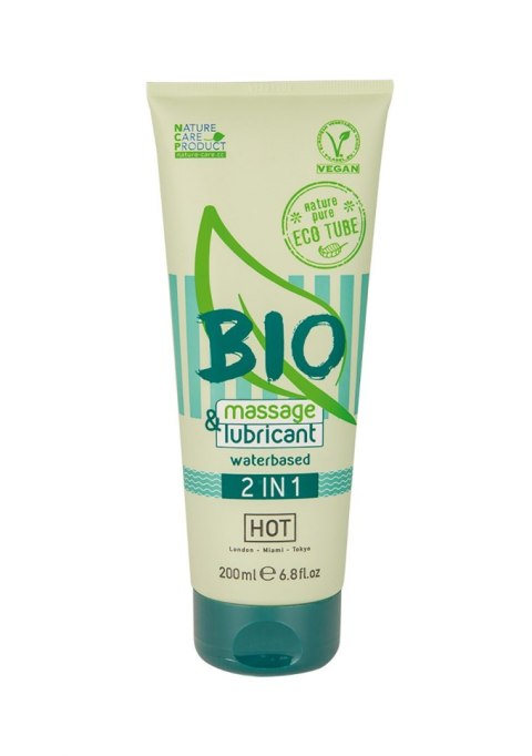 Wegański Lubrykant HOT BIO 2in1 200 ml – Intymna Przyjemność Wegański Lubrykant HOT BIO 2in1 200 ml – Intymna Przyjemność