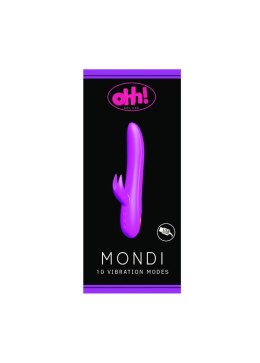 Jedwabiście gładki podgrzewany wibrator Mondi Mondi purple