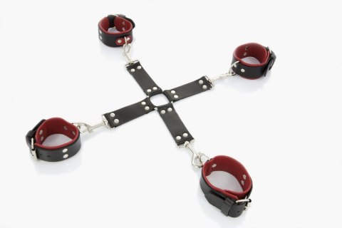 WHIPS Krzyżak Skórzany - Czerwona Namiętność BDSM WHIPS Krzyżak Skórzany - Czerwona Namiętność BDSM