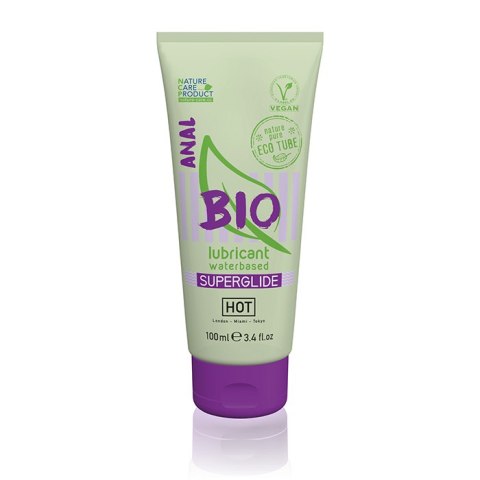 Wegański Żel Hot Bio Superglide Anal – 100 ml, Naturalna Stymulacja