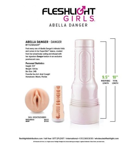 Masturbator replika Abella Danger Fleshlight Girls Masturbator replika Abella Danger Fleshlight Girls