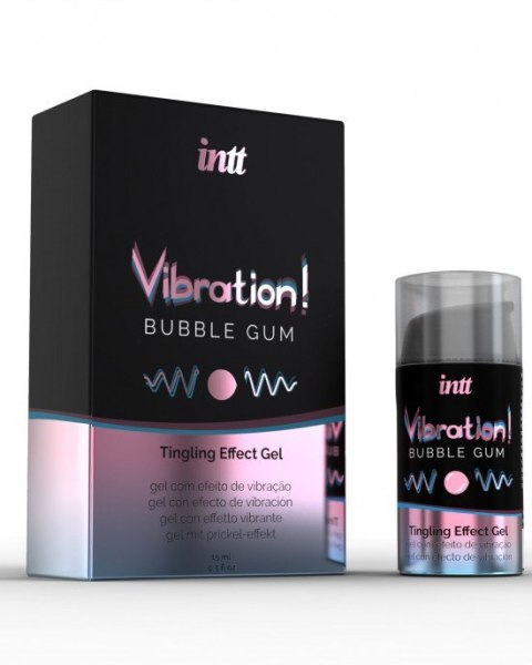 Bubble Vibe 15ml –Smakowy Żel Lubrykant z Efektem Wibracji