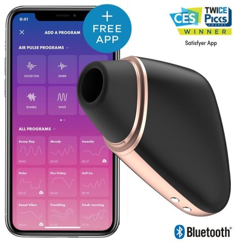 Satisfyer Love Triangle – Bezdotykowy Powietrzny Stymulator Łechtaczki w Kolorze Czarnym Satisfyer Love Triangle – Bezdotykowy Powietrzny Stymulator Łechtaczki w Kolorze Czarnym