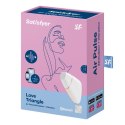Satisfyer Love Triangle – Bezdotykowy Powietrzny Stymulator Łechtaczki w Kolorze Białym