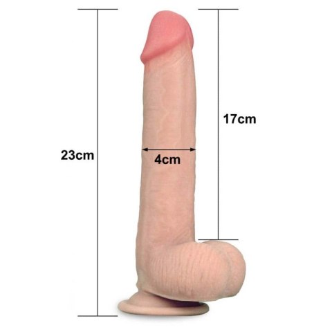 Super Miękkie Dildo z Jądrami Lovetoy – 23 cm Realistyczna Przyjemność Super Miękkie Dildo z Jądrami Lovetoy – 23 cm Realistyczna Przyjemność