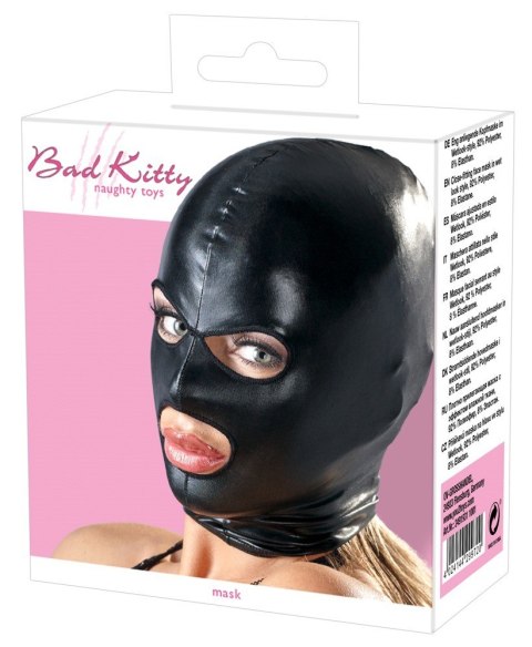 Obcisła Maska Wetlook - Błyszcząca Elegancja BDSM Obcisła Maska Wetlook - Błyszcząca Elegancja BDSM