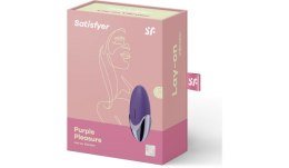Masażer Łechtaczki Purple Pleasure – Fioletowa Przyjemność Na Dłoni