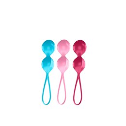 Zestaw 3 Podwójnych Kulek Gejszy Dla Zaawansowanych Kobiet – Rozmiar L, Intensywny Trening