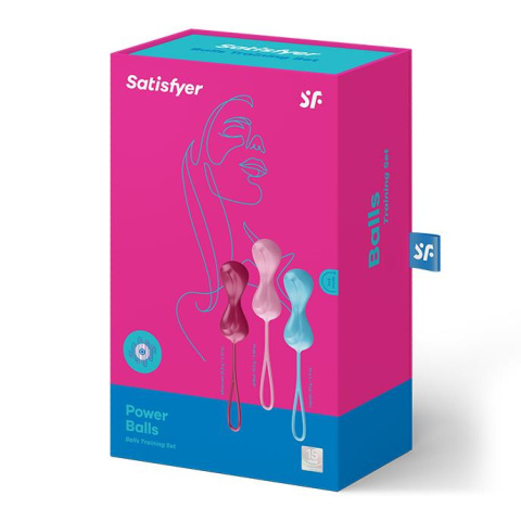 Kulki Gejszy Kegla z Ruchomą Kulką – Zestaw 3 Sztuki od Satisfyer Kulki Gejszy Kegla z Ruchomą Kulką – Zestaw 3 Sztuki od Satisfyer