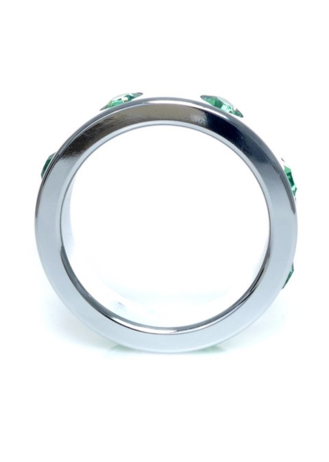 Metalowy Pierścień na Penisa z Kryształkami 4,5 cm L – Elegancja i Kontrola Metalowy Pierścień na Penisa z Kryształkami 4,5 cm L – Elegancja i Kontrola