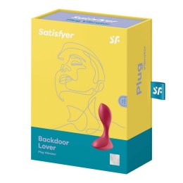 Satisfyer Backdoor Lover – Wibrator Analny z Silnym Silniczkiem, Czerwony