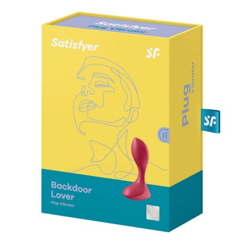 Satisfyer Backdoor Lover – Wibrator Analny z Silnym Silniczkiem, Czerwony Satisfyer Backdoor Lover – Wibrator Analny z Silnym Silniczkiem, Czerwony