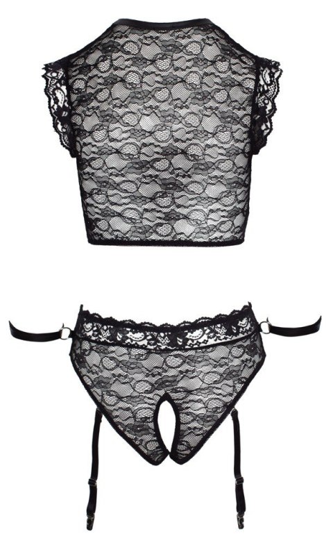 Komplet bielizny Cottelli Bondage S – Zmysłowy zestaw z ćwiekami i kajdankami Komplet bielizny Cottelli Bondage S – Zmysłowy zestaw z ćwiekami i kajdankami
