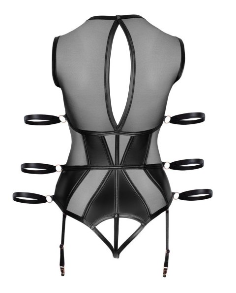 Seksowne body XXXL – Odpinane stringi i miseczki, paski do krępowania i różowo-złote detale Seksowne body XXXL – Odpinane stringi i miseczki, paski do krępowania i różowo-złote detale