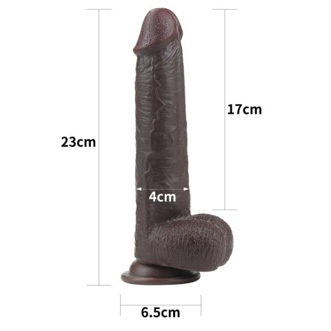 Realistyczne Dildo z Jądrami i Ruchomą Skórą – Intensywne Doznania 23 cm Realistyczne Dildo z Jądrami i Ruchomą Skórą – Intensywne Doznania 23 cm