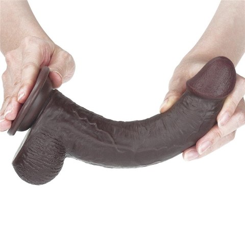 Realistyczne Dildo z Jądrami i Ruchomą Skórą – Intensywne Doznania 23 cm Realistyczne Dildo z Jądrami i Ruchomą Skórą – Intensywne Doznania 23 cm