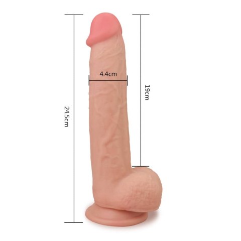 Realistyczne Dildo z Ruchomą Skórą – 24 cm Autentycznych Doznań Realistyczne Dildo z Ruchomą Skórą – 24 cm Autentycznych Doznań