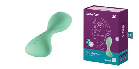 Wibrujący masażer prostaty korek analny Trendsetter Mint sterowany aplikacją Wibrujący masażer prostaty korek analny Trendsetter Mint sterowany aplikacją