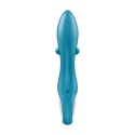 Satisfyer Embrace Me – Elastyczny Wibrator z Dwoma Silnikami do Podwójnej Stymulacji Punktu G i Łechtaczki (Turkusowy)