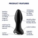 VibrRotation Plug 2 Connect App Black – Inteligentny Plug Analny Premium z Rotacją i Wibracjami