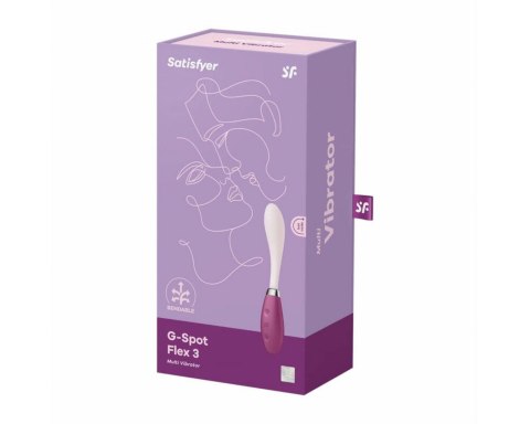 G-Spot Flex 3 Red – Elastyczny Wibrator Premium do Punktu G