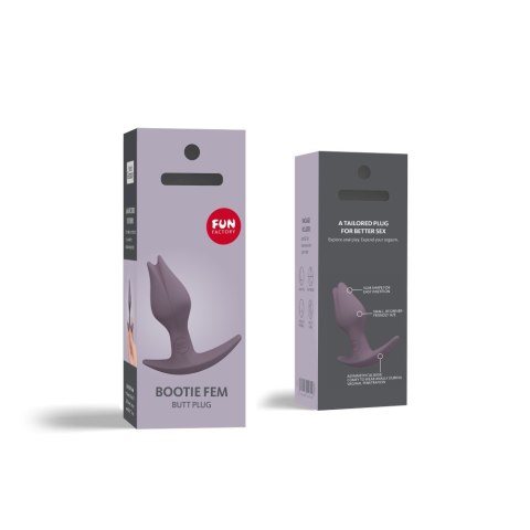 Plug Bootie Fem – Korek Analny dla Kobiet, Delikatna Stymulacja – Wersja Komfort Plug Bootie Fem – Korek Analny dla Kobiet, Delikatna Stymulacja – Wersja Komfort