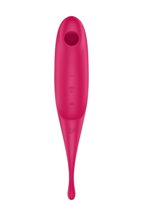 Satisfyer Twirling Pro Red – Wibrator z falą powietrza