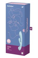 Potrójna Harmonia – Wibrator z Króliczkiem i Różdżką Masującą