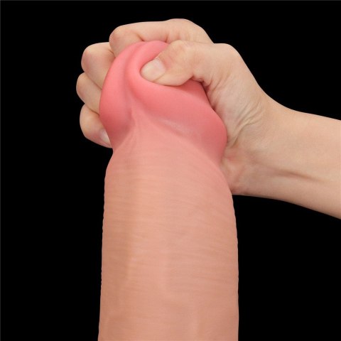 Ogromne Dildo z Ruchomą Skórą 36 cm – Naturalne Doznania Ogromne Dildo z Ruchomą Skórą 36 cm – Naturalne Doznania