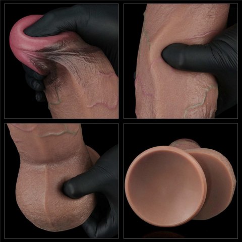 Titan XXL 24 cm – Realistyczne Dildo Dual Layer Premium