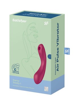 Wibrator Curvy Trinity 1 Czerwony - Zmysłowa Stymulacja Punktu G