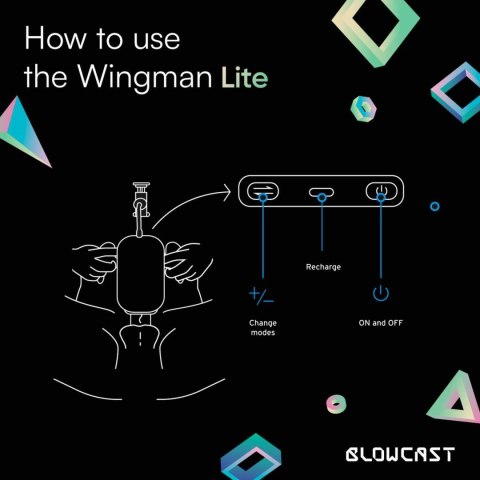 BLOWCAST Wingman Lite – Automatyczny Masturbator Męski Premium