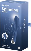 Satisfyer Spinning Rabbit Blue – Rotacyjny Wibrator Premium Dual Pleasure Edition
