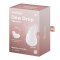 Satisfyer Dew Drop Biały Kompaktowy Masażer Łechtaczki z Podwójnymi Wibracjami