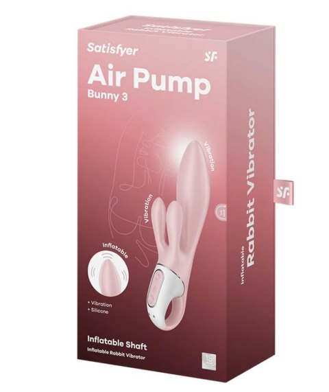 Królicza Harmonia Air Pump – Podgrzewany Wibrator Króliczek z Regulowaną Objętością