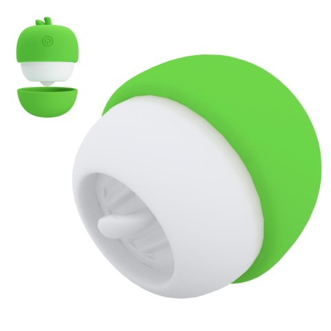 Pretty Love Apple Secret Green – stymulator łechtaczki z języczkiem, 12 trybów