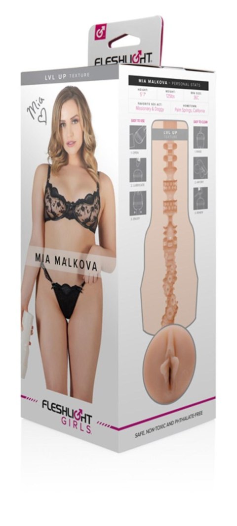 Fleshlight Girls Mia Malkova LVL Up – Realistyczny Masturbator Premium LVL Edition