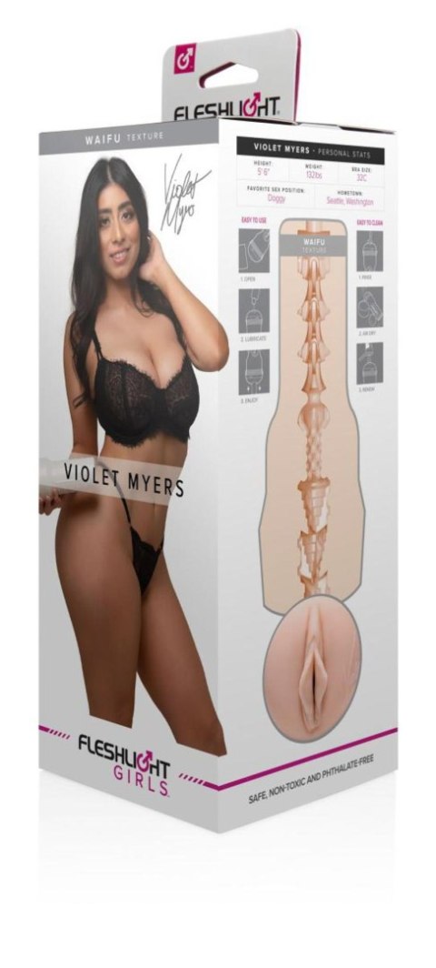 Fleshlight Girls Violet Myers Waifu – Realistyczny Masturbator Premium Waifu Edition