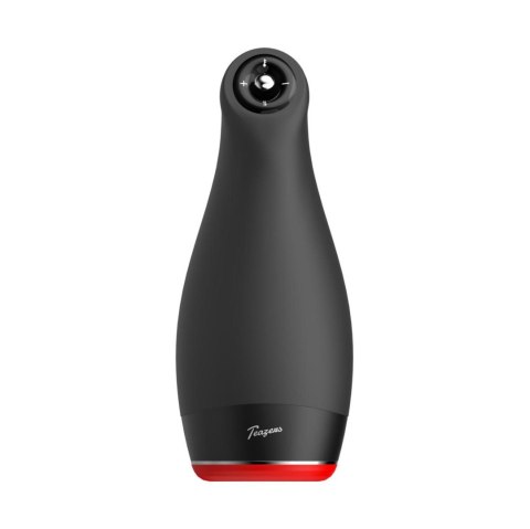 Teazers Heating Oral Masturbator Black – Podgrzewany Masturbator Męski Premium