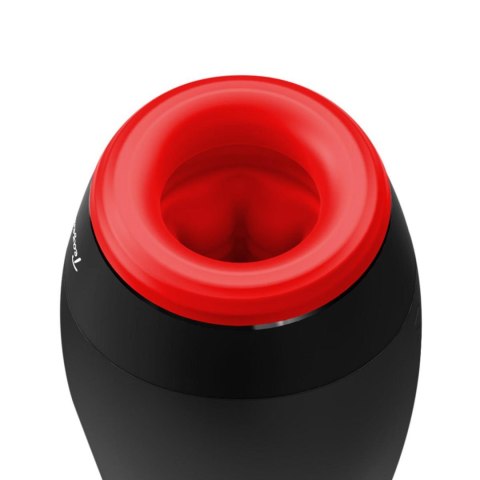 Teazers Heating Oral Masturbator Black – Podgrzewany Masturbator Męski Premium
