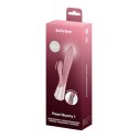 Satisfyer Pearl Bunny 1 Terracotta - Wibrator Rabbit z Rotującymi Perełkami 360°