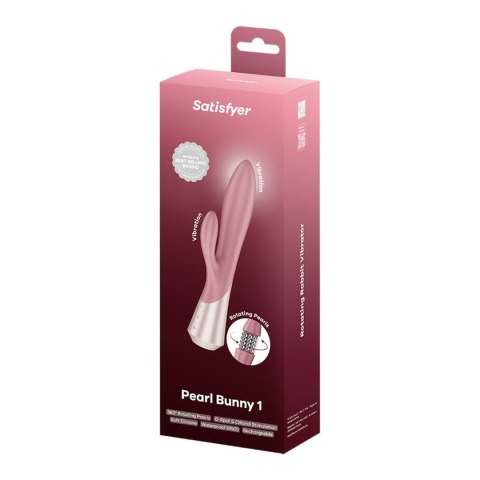 Satisfyer Pearl Bunny 1 Terracotta - Wibrator Rabbit z Rotującymi Perełkami 360°