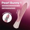 Satisfyer Pearl Bunny 1 Terracotta - Wibrator Rabbit z Rotującymi Perełkami 360°