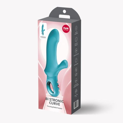 FUN FACTORY Bi Stronic Curve Aquamarine – pulsator króliczek do punktu G