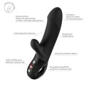 FUN FACTORY Bi Stronic Embrace Black – pulsator króliczek z ruchem posuwistym
