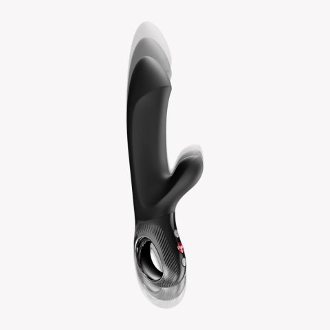 FUN FACTORY Bi Stronic Embrace Black – pulsator króliczek z ruchem posuwistym