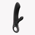 FUN FACTORY Bi Stronic Embrace Black – pulsator króliczek z ruchem posuwistym