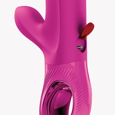 FUN FACTORY Bi Stronic Embrace Magenta – pulsator króliczek z ruchem posuwistym