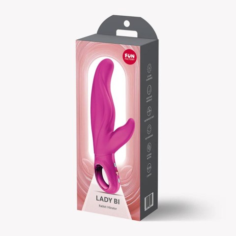 FUN FACTORY Lady Bi Magenta - Wibrator Rabbit z Podwójną Stymulacją