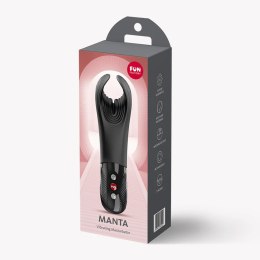 Fun Factory MANTA Black – Masturbator dla Mężczyzn i Masażer dla Kobie